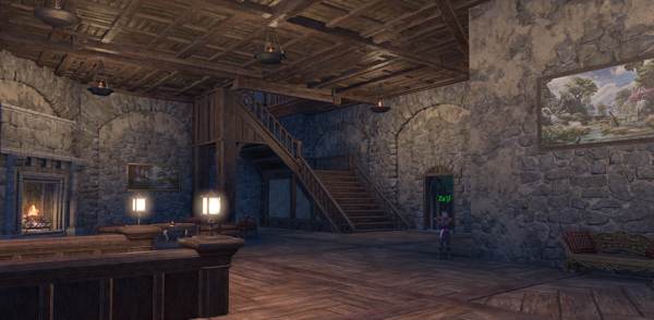 A view of the Chill Vibes guild house in Elder Scrolls Online