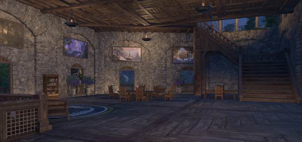 A view of the Chill Vibes guild house in Elder Scrolls Online